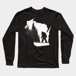 Wisconsin Bigfoot Long Sleeve T-Shirt